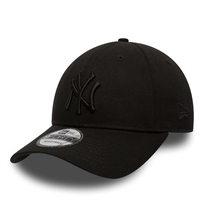 New York Yankees Essential 9FORTY Lippis Mustat - New Era Lippikset Tukkukauppa FI-409863